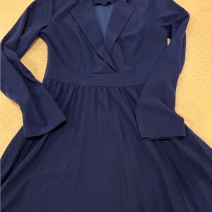 SHEIN Navy Long Sleeve Dress